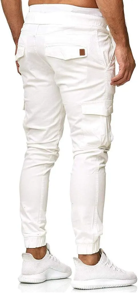 Men's Cargo Jogger Pants Stretch Sweatpants Casual Men's Leggings Men's Pants Hiking Sweatpants Casual Athletic