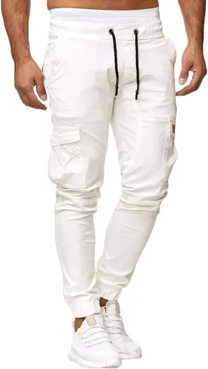 Men's Cargo Jogger Pants Stretch Sweatpants Casual Men's Leggings Men's Pants Hiking Sweatpants Casual Athletic