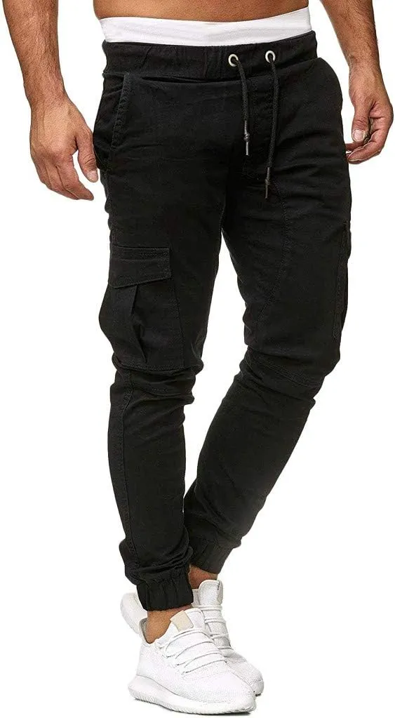 Men's Cargo Jogger Pants Stretch Sweatpants Casual Men's Leggings Men's Pants Hiking Sweatpants Casual Athletic