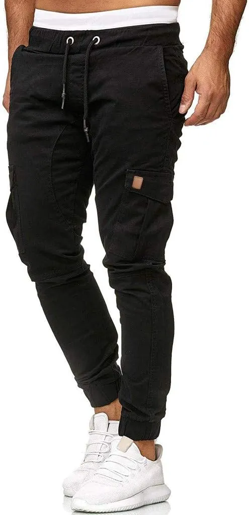 Men's Cargo Jogger Pants Stretch Sweatpants Casual Men's Leggings Men's Pants Hiking Sweatpants Casual Athletic