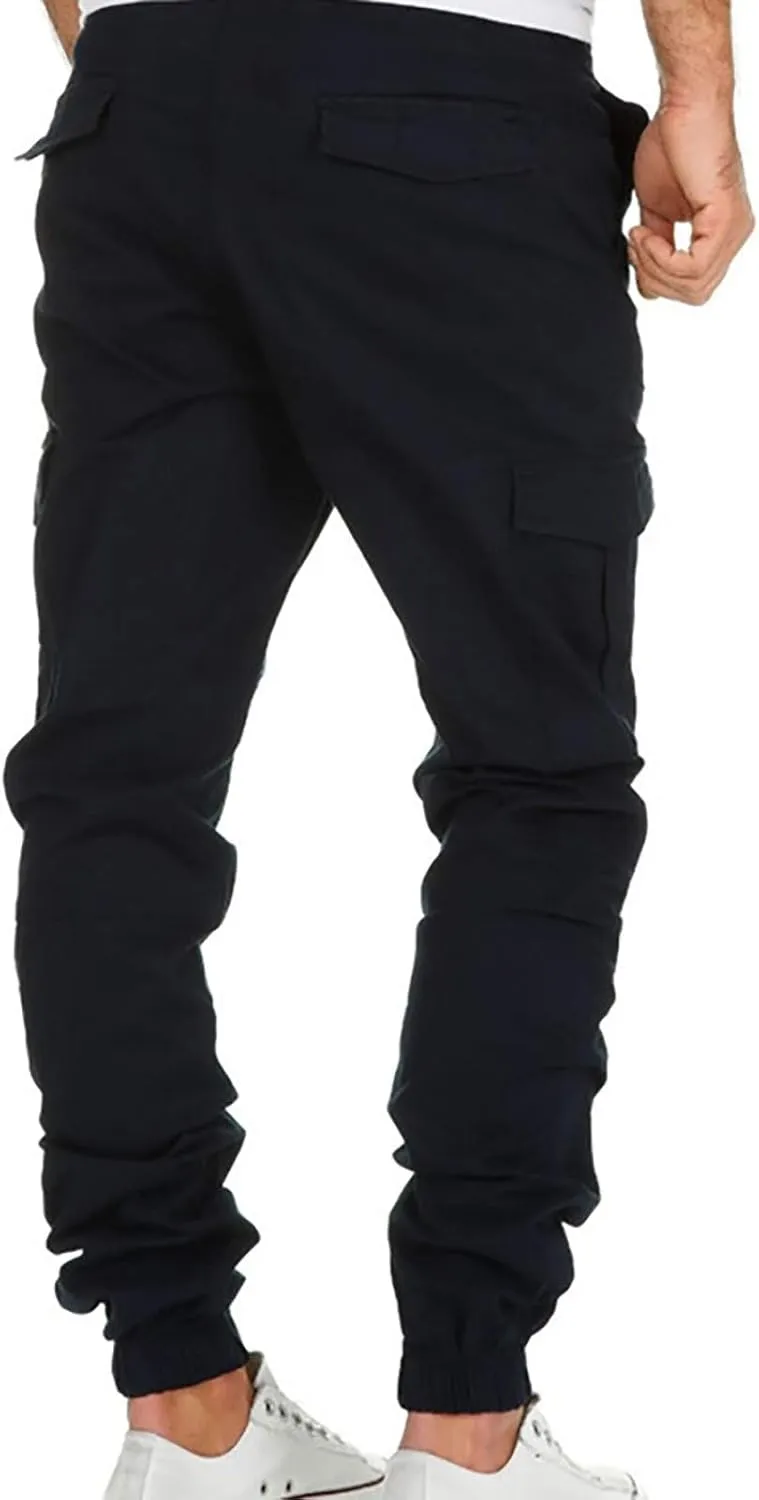 Men's Cargo Jogger Pants Stretch Sweatpants Casual Men's Leggings Men's Pants Hiking Sweatpants Casual Athletic