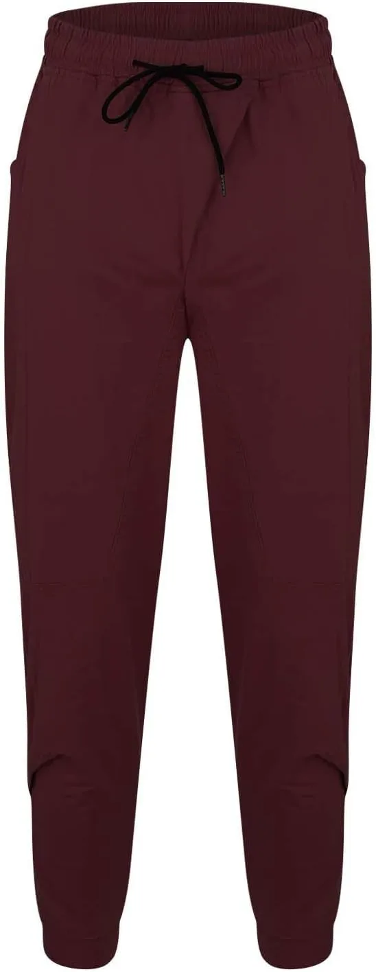 Mens Casual Cargo Pants Casual Elastic Waist Drawstring Trousers Slim Fit Cinch Bottom Tapered Sweatpants for Men