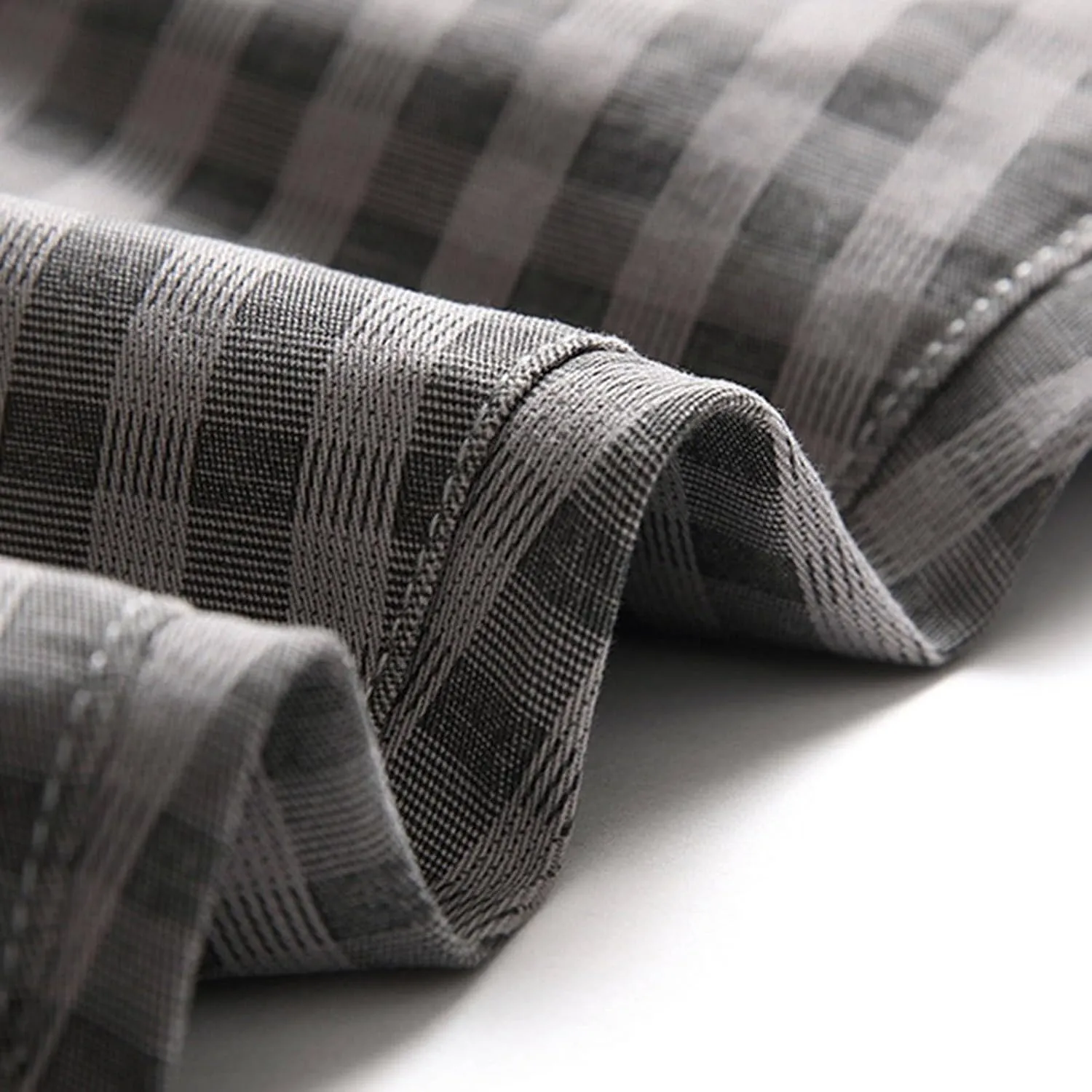 Mens Casual Chino Pants Plaid Striped Print Straight Leg Skinny Classic Denim Pant Business Work Stretch Dress Pant