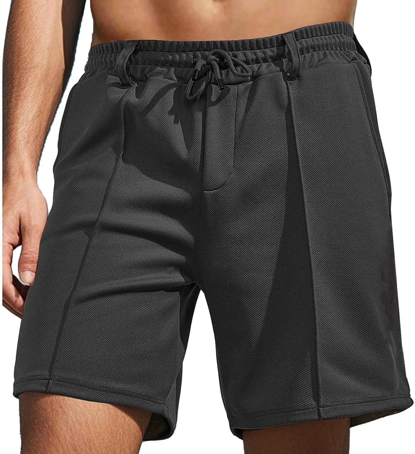 Mens Casual Shorts Flat Front Slim Fit Durability and Comfortable High Waist Shorts 2025 Summer