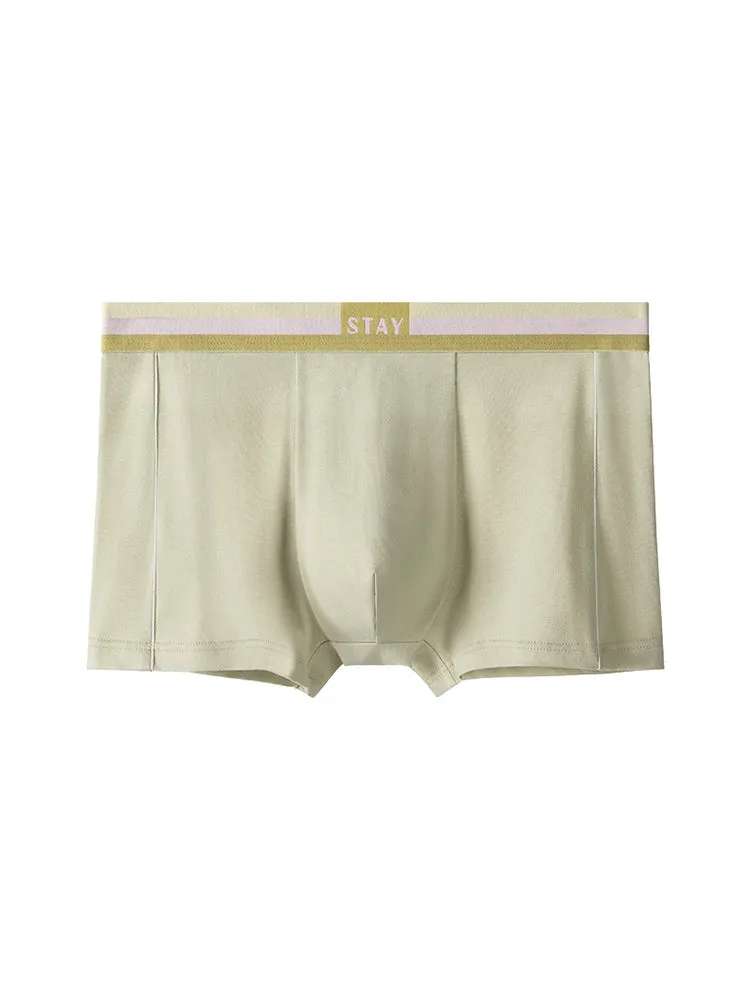 Mens Contrast Color Striped Modal Trunks