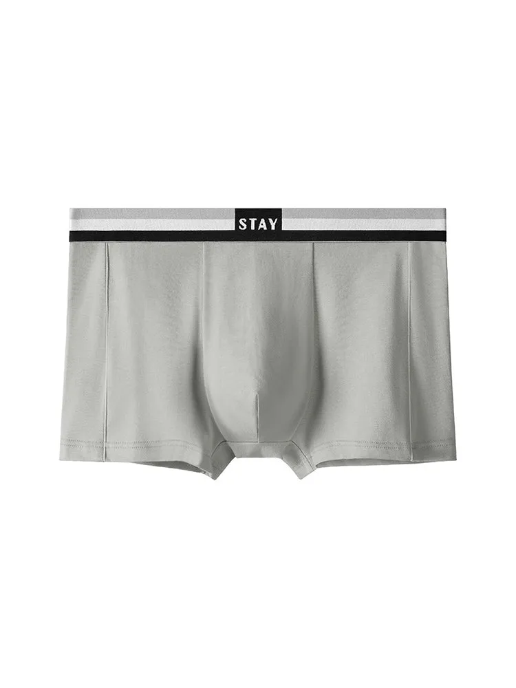 Mens Contrast Color Striped Modal Trunks