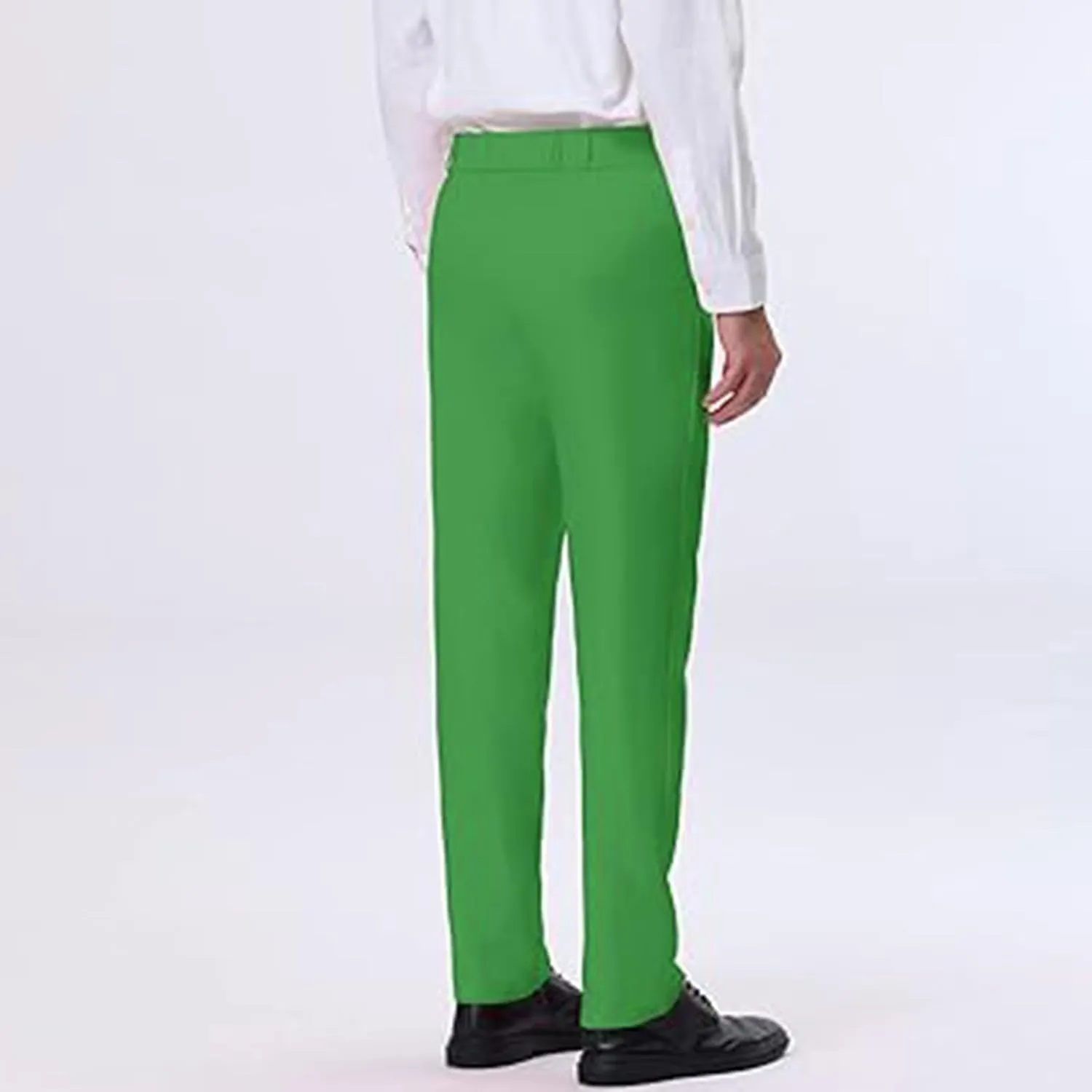 Mens Dress Pants Slim Fit Stretch Formal Pants for Men Golf Pants Wrinkle-Resistant Flat Front Chino Pant Classic