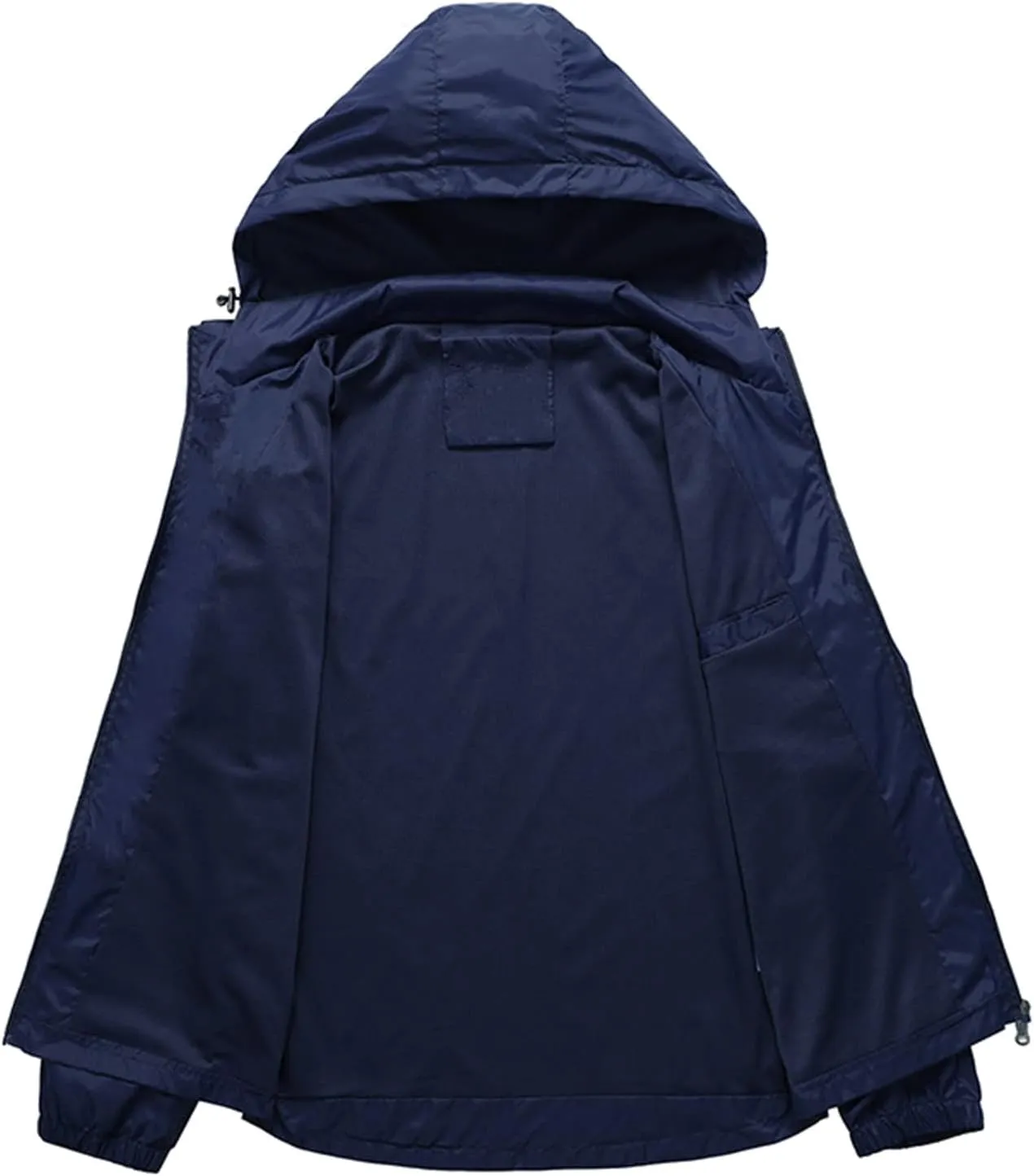 Mens Fall Jackets Fashion Leisure Retro Pocket Zipper Jacket Jacket Overcoat Hooded Baseball Men Lightweight Jacket