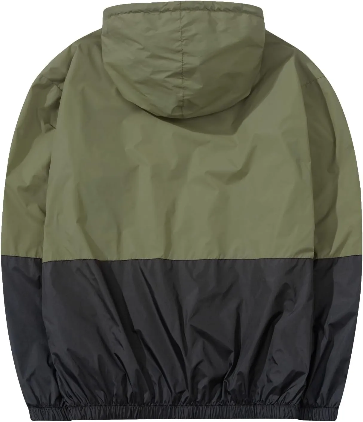 Men's Lightweight Windbreaker Jackets Outdoor Hooded Pocket Raincoat Jacket