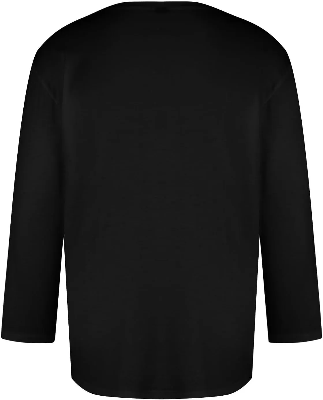 Mens Shirts 3/4 Sleeve Crewneck Casual Hawaiian Funny Casual 3/4 Sleeve T Shirts Workout Tee Shirts Solid Pullovers