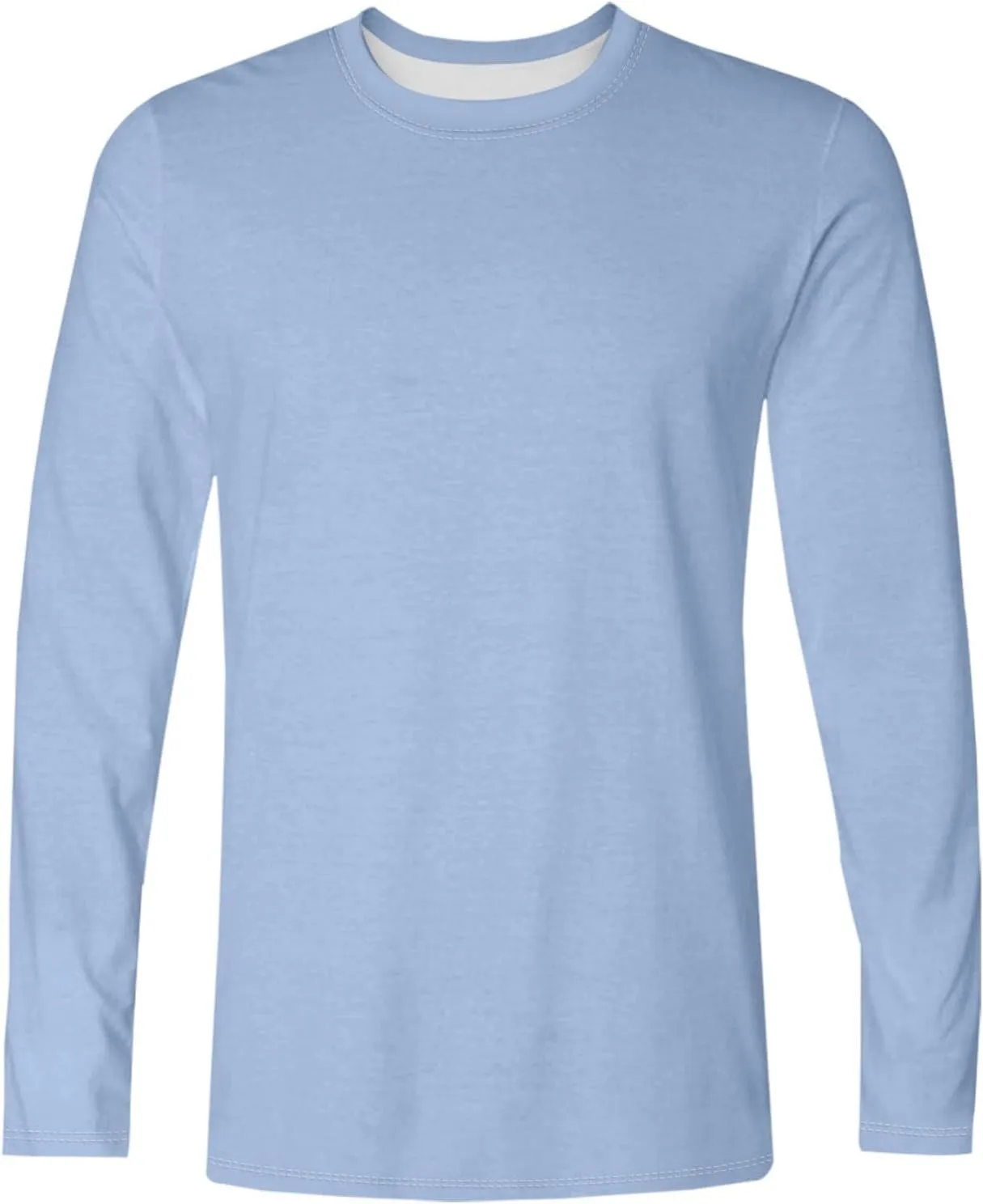 Men's Shirts Long Sleeve Workout T Shirts UPF 50  Sun Protection Moisture Wicking Athletic Fishing Running Tee Tops