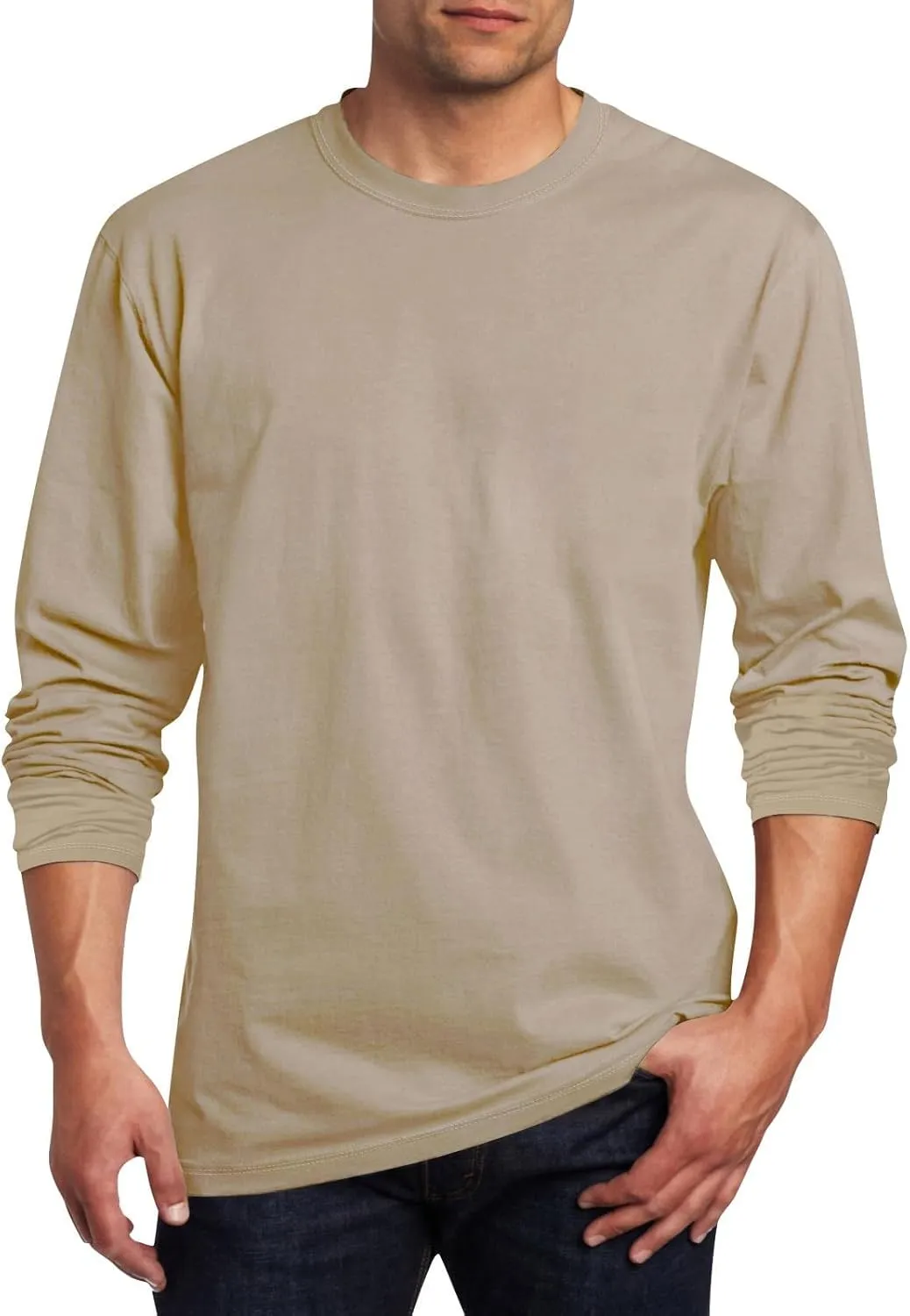 Men's Shirts Long Sleeve Workout T Shirts UPF 50  Sun Protection Moisture Wicking Athletic Fishing Running Tee Tops