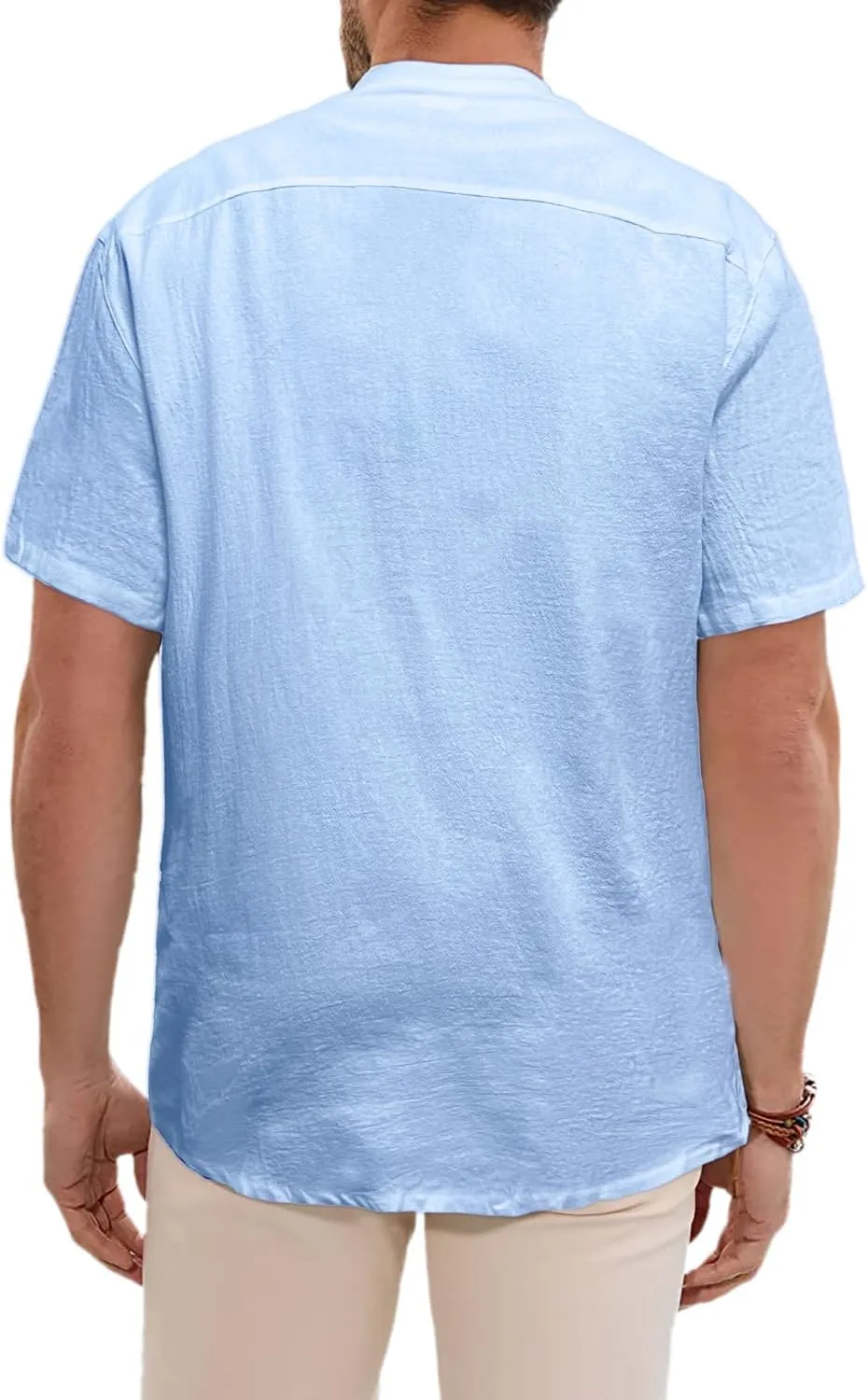 Mens Short Sleeve Shirts Casual Shirts Mens Button Down Short Sleeve Shirt V Neck Shirts Men Beach Summer Shirt