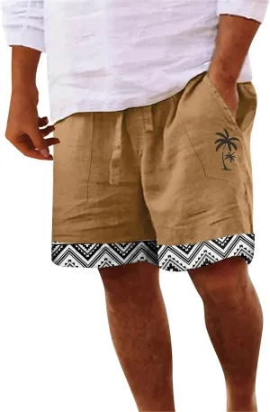 Mens Shorts Shorts Men's Solid Cotton Summer Fashionable Men's Pants Mens Clothes Mens 5 Inch Mesh Shorts Men Shorts
