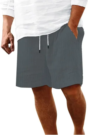 Mens Summer Shorts Slim-Fit Elastic Beach Shorts Gym Basketball Lightweight Classic Regular Activewear Pants