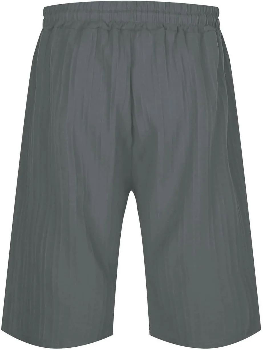 Mens Summer Shorts Slim-Fit Elastic Beach Shorts Gym Basketball Lightweight Classic Regular Activewear Pants