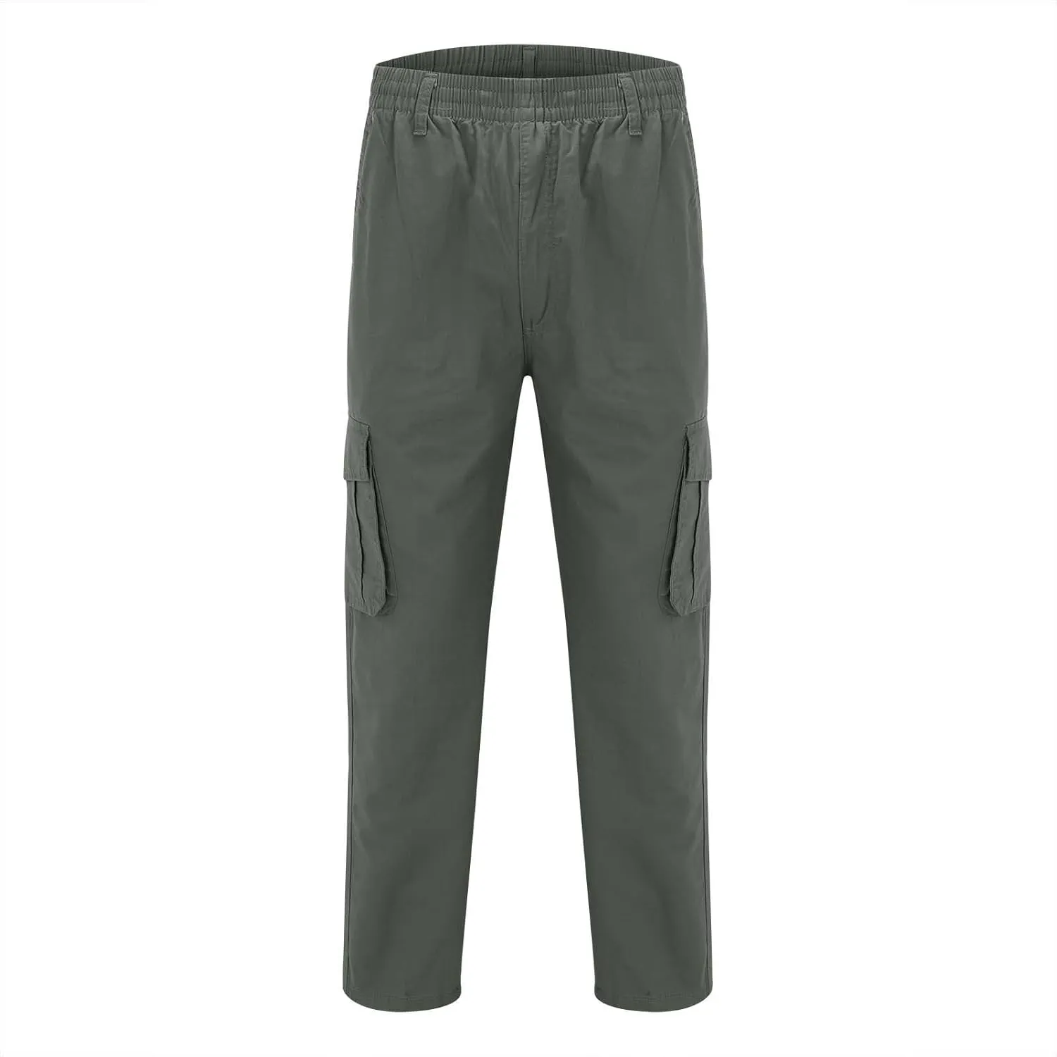 Mens Sweatpants Pockets Lightweight Cargo Sweatpants Stretch Waistband Workout Joggers Outdoor Athletic Hiking Pants