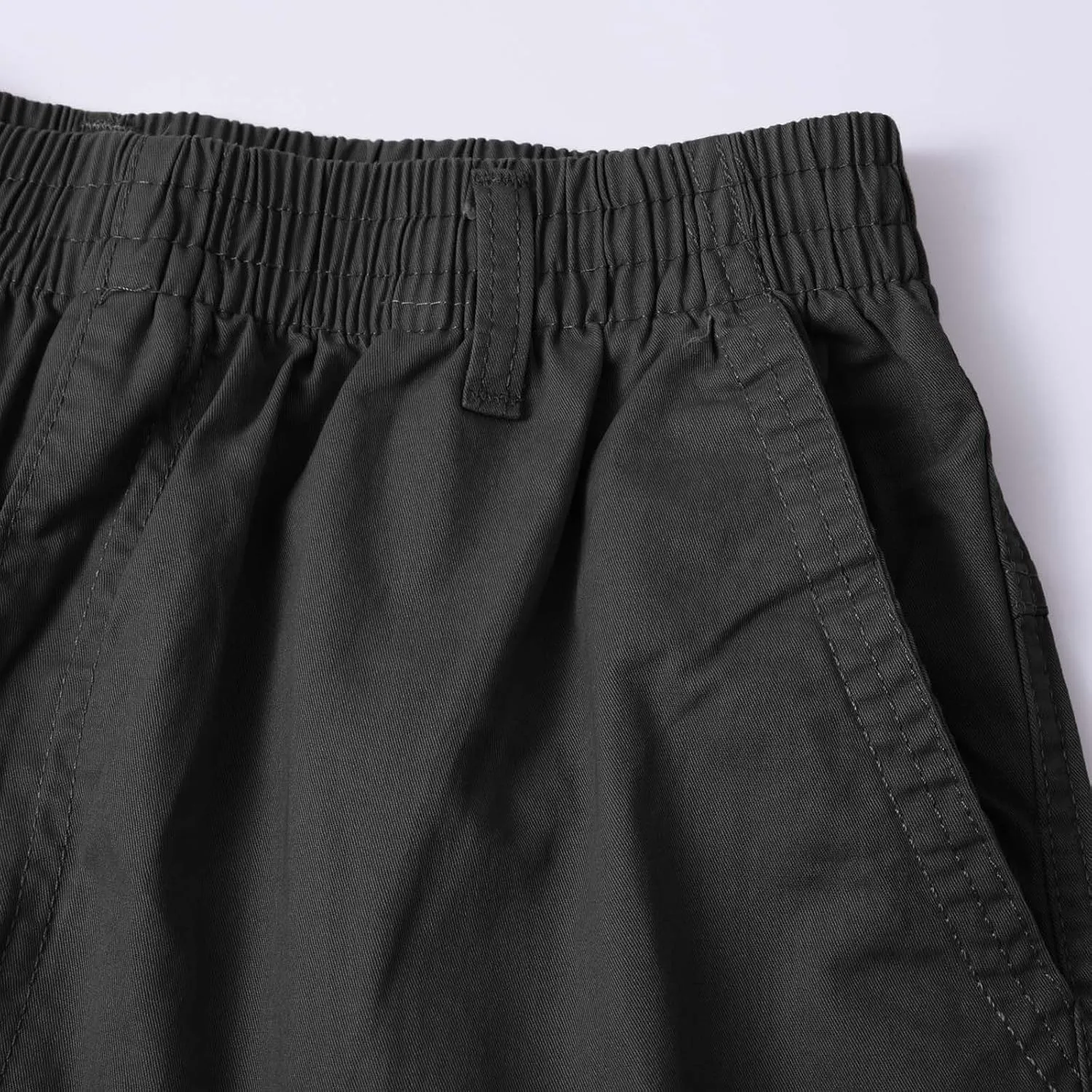 Mens Sweatpants Pockets Lightweight Cargo Sweatpants Stretch Waistband Workout Joggers Outdoor Athletic Hiking Pants