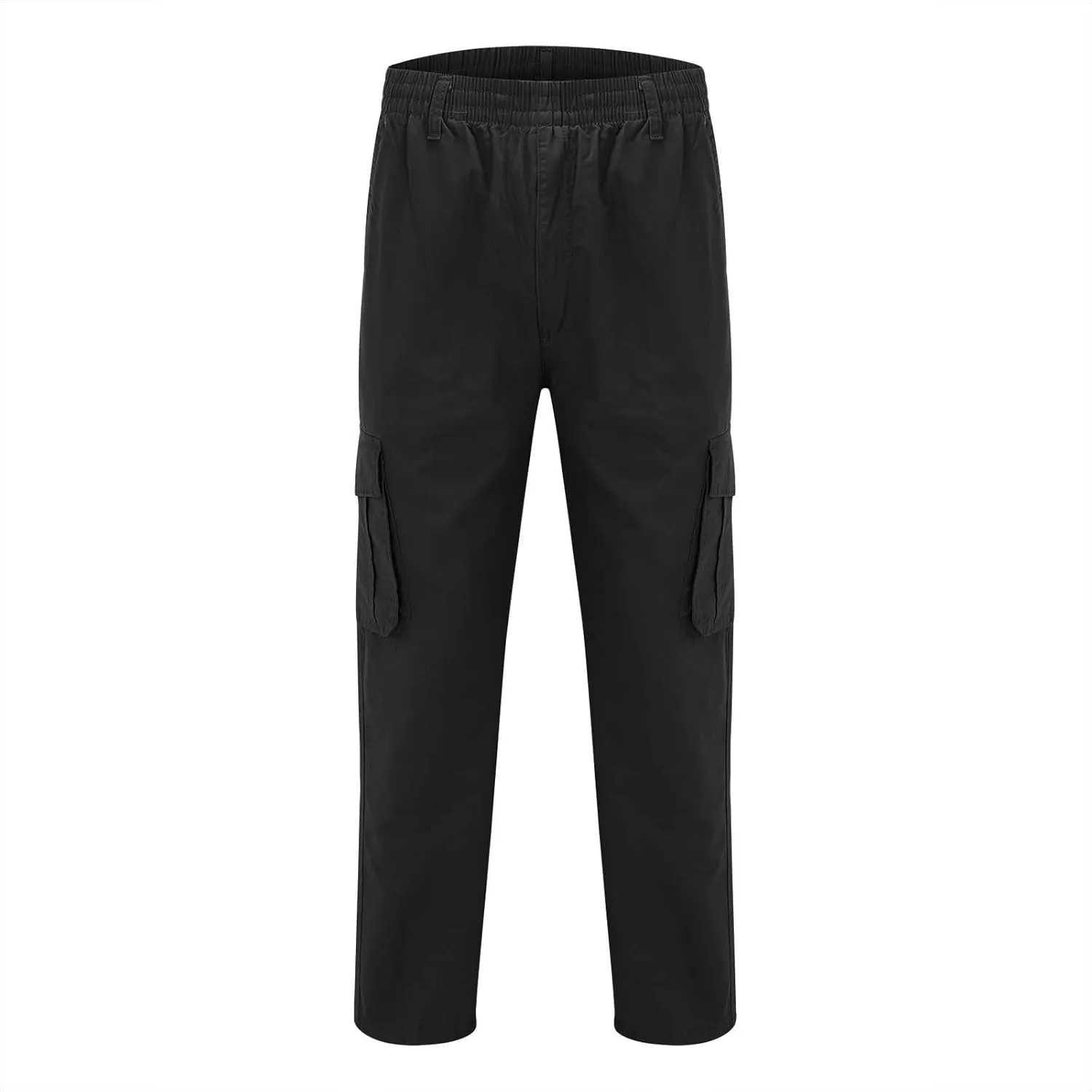 Mens Sweatpants Pockets Lightweight Cargo Sweatpants Stretch Waistband Workout Joggers Outdoor Athletic Hiking Pants