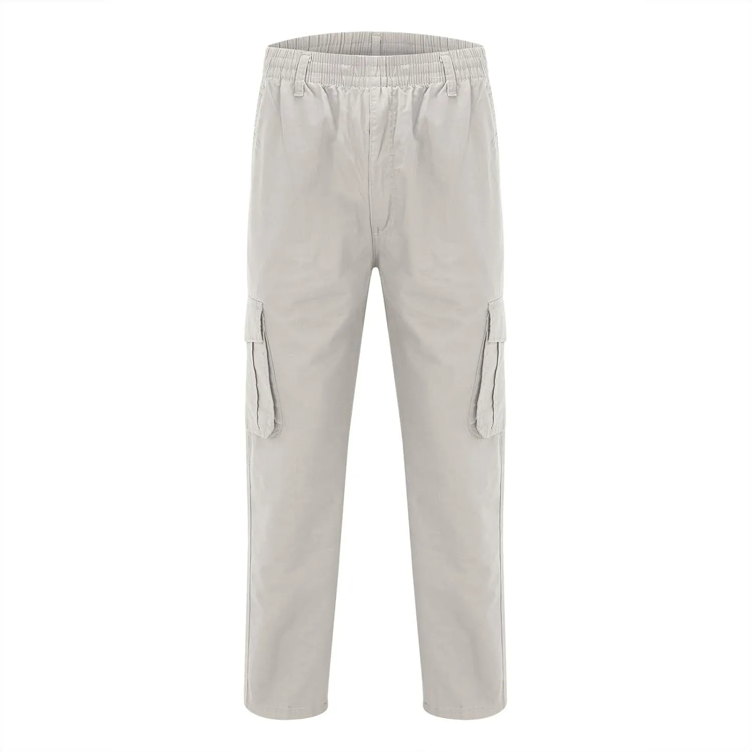 Mens Sweatpants Pockets Lightweight Cargo Sweatpants Stretch Waistband Workout Joggers Outdoor Athletic Hiking Pants