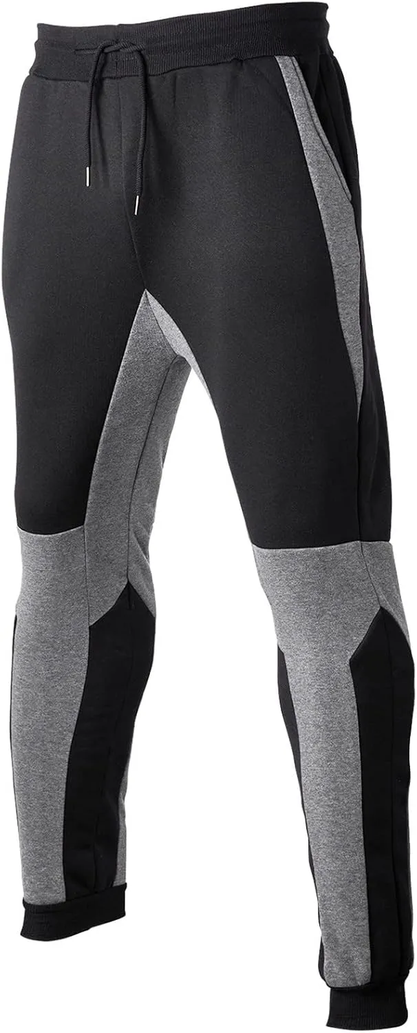 Mens Sweatpants with Pockets Sweatpants Long Pants Workout Trousers Men's Fleece Sweatpants Cotton Soft Sherpa Lined