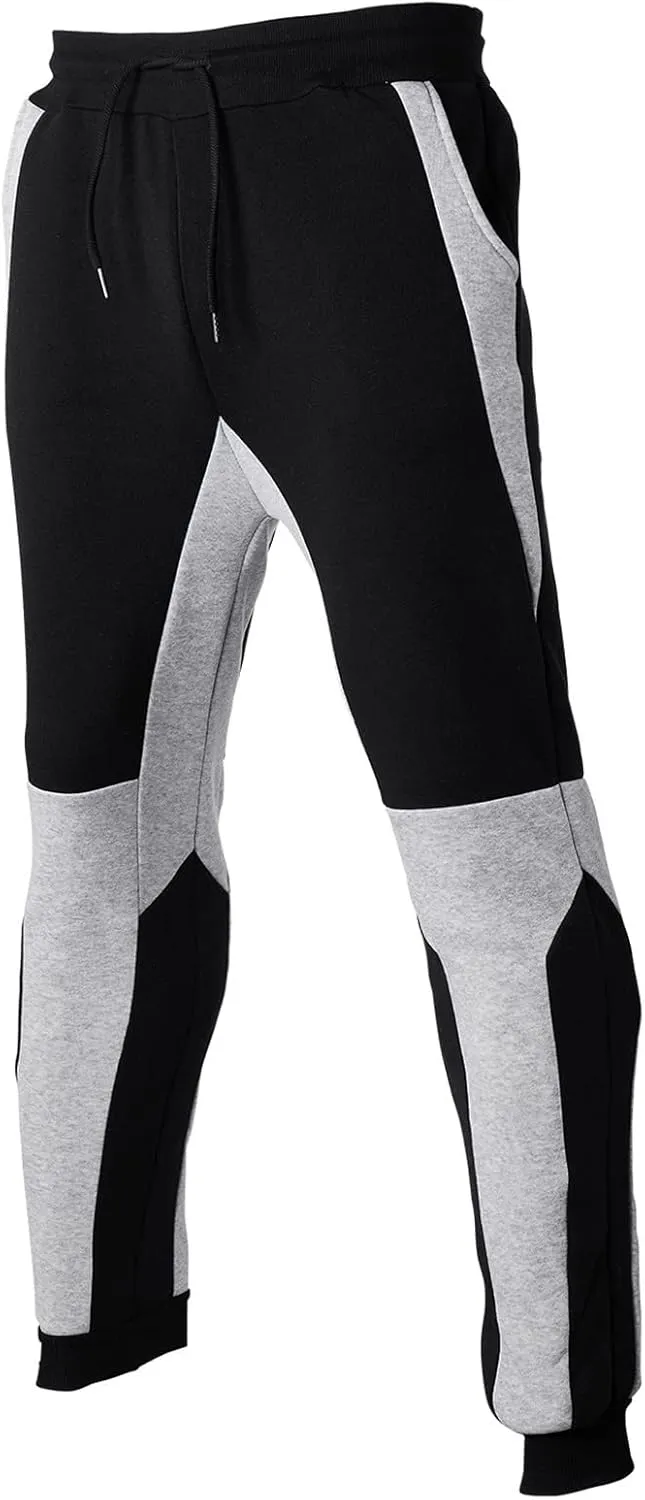 Mens Sweatpants with Pockets Sweatpants Long Pants Workout Trousers Men's Fleece Sweatpants Cotton Soft Sherpa Lined