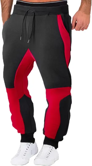 Mens Sweatpants with Pockets Sweatpants Long Pants Workout Trousers Men's Fleece Sweatpants Cotton Soft Sherpa Lined