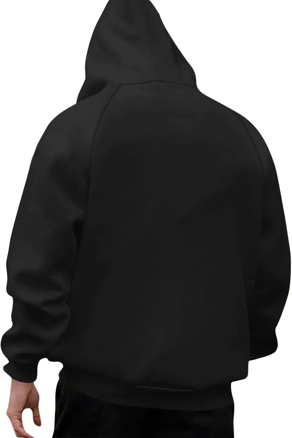 Men's Trendy Hoodies Oversized Fleece Sweatshirts Fall Long Sleeve Hoodie Big and Tall Graphic Hoodie With Pockets
