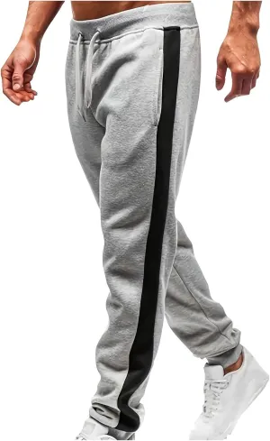 Mens Work Pants Drawstring Jogger Sweatpants Baggy Comfy Athletic Sweatpants Breathable Elastic Waist Hiking Pants