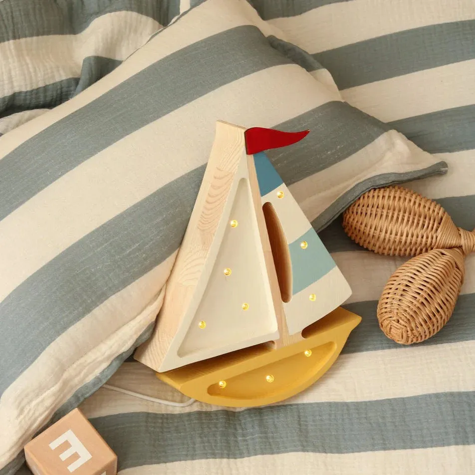 Mini Sailboat - Mustard