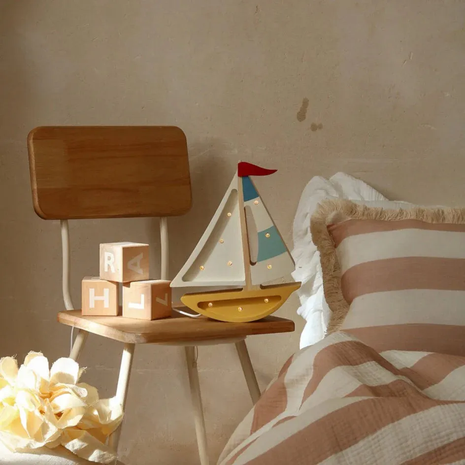 Mini Sailboat - Mustard