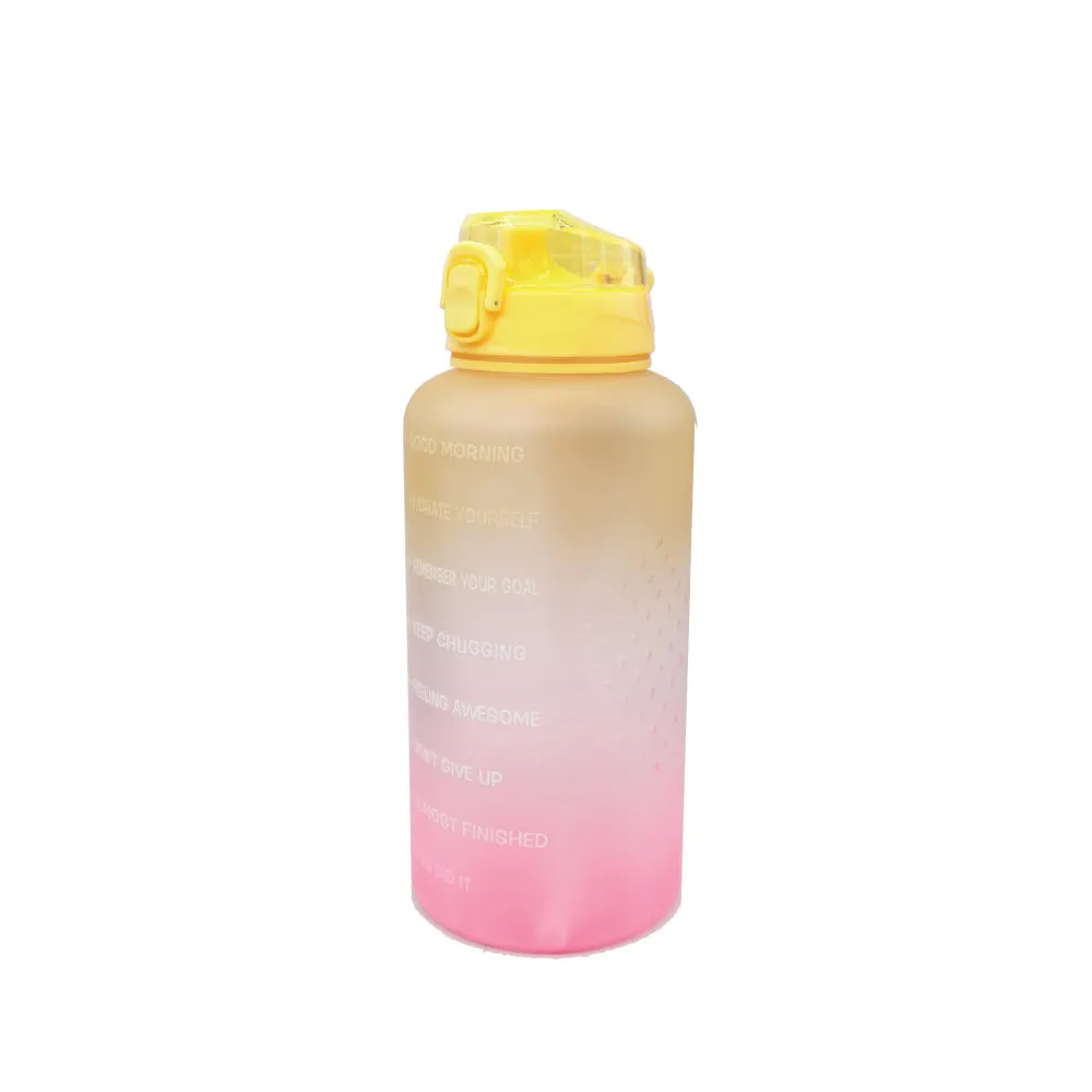 (MR.DIY) Large High Capacity Plastic Water Bottle with Gradient Colors (3.8L)