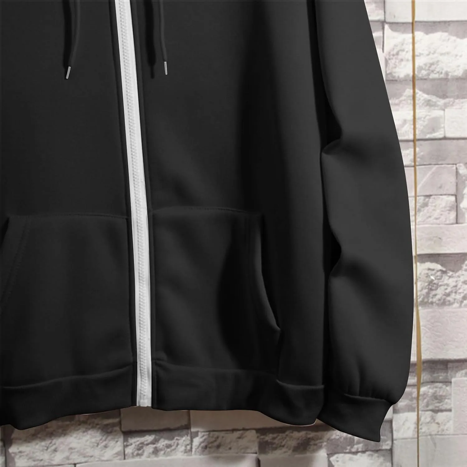 Mzkdieey Womens Zip Up Hoodies Fall Jacket Drawstring Long Sleeve Hooded Sweatshirts Oversized Outerwear Coat with Pockets