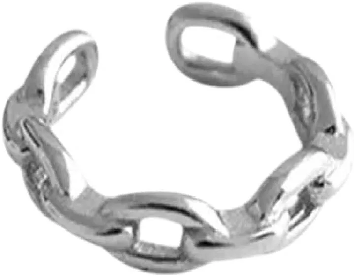 New 2025 925 Sterling Silver Plain Ear Cuffs Rock Punk Earcuff Earring Cuffs No Piercing Clips 2025 European Women Party Jewelry Gift Fashion Trendy Accessories Creative