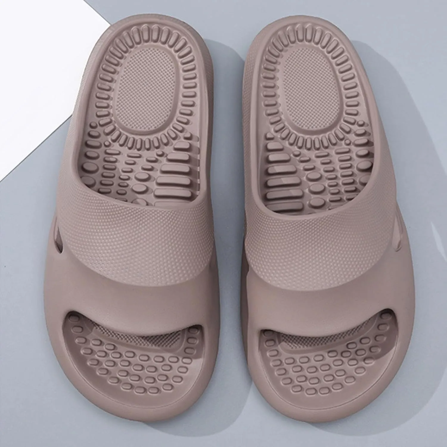 Orthopedic Slide Sandals for Women with Arch Support Pillow Slip on Sandals Lightweight Summer Wide Width House Slippers