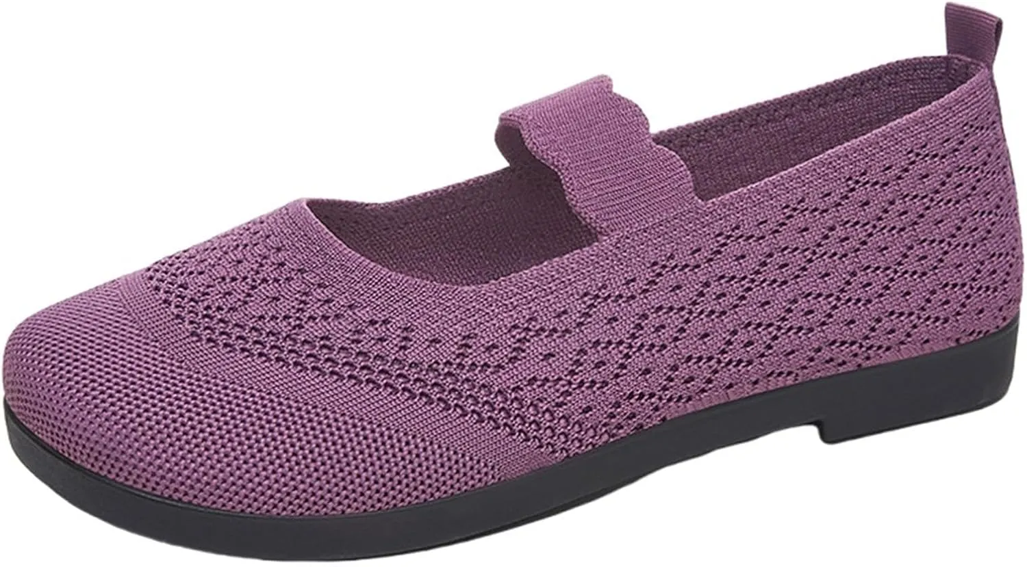 Orthowalk Shoes for Women Orthopedic Arch Support Woven Mesh Breathable Soft Sneakers Slip On Wide Width Low Heel Dress Shoes