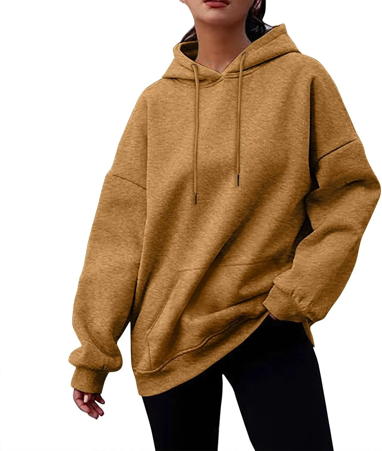 Oversized Hoodies For Women,2024 Fall Soft Fleece Long Sleeve Hoodies Pullover Tops Y2K Sweatshirts With Pockets