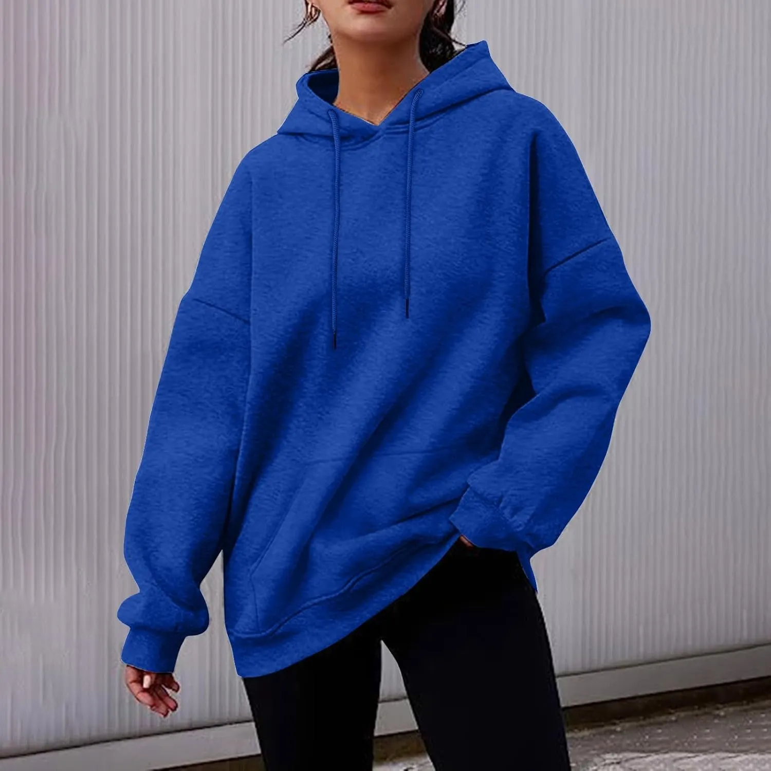 Oversized Hoodies For Women,2024 Fall Soft Fleece Long Sleeve Hoodies Pullover Tops Y2K Sweatshirts With Pockets