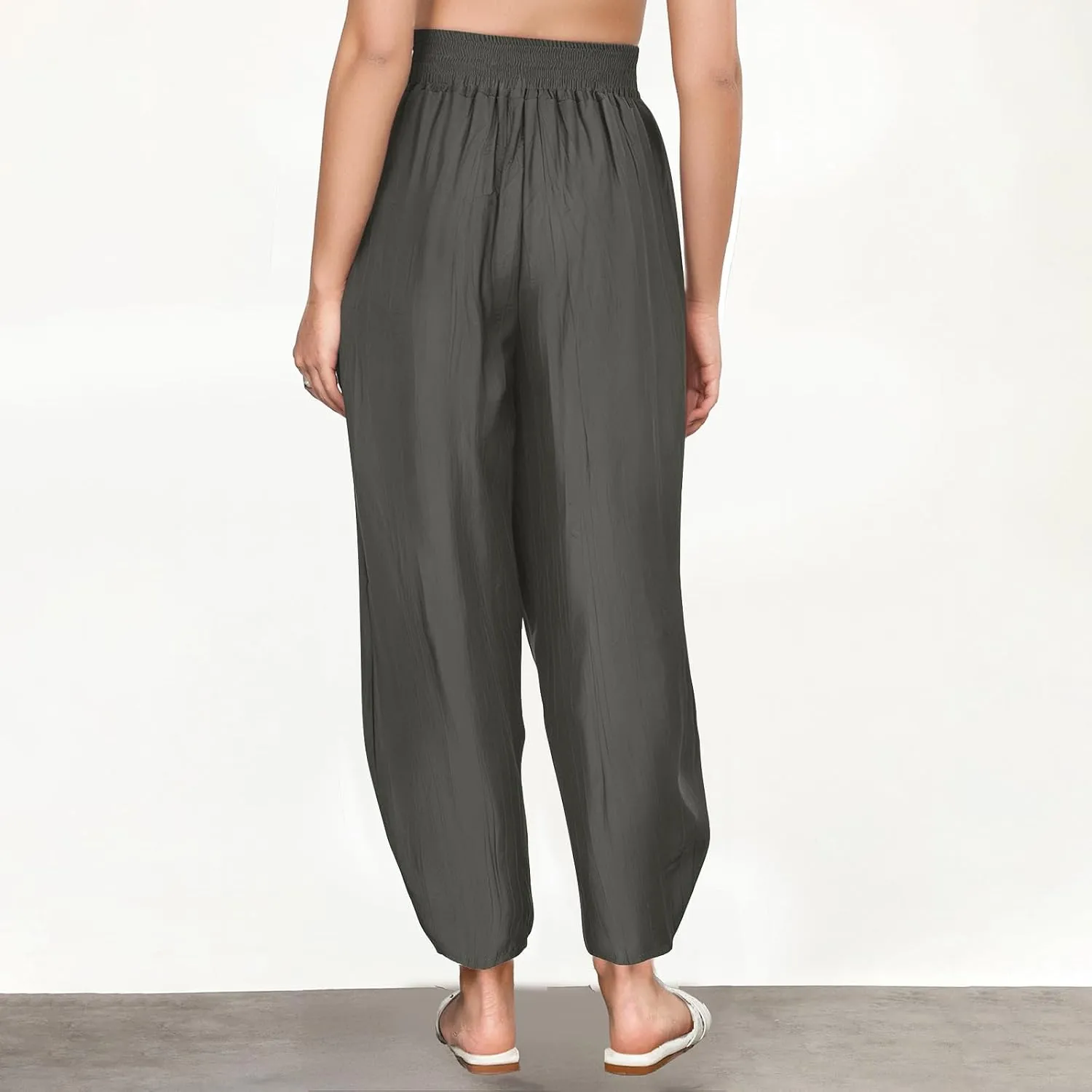 Pants for Women High Waist Casual Baggy Solid Color Sweatpants 2025 Summer Trousers Comfy Louge Pant with Pockets