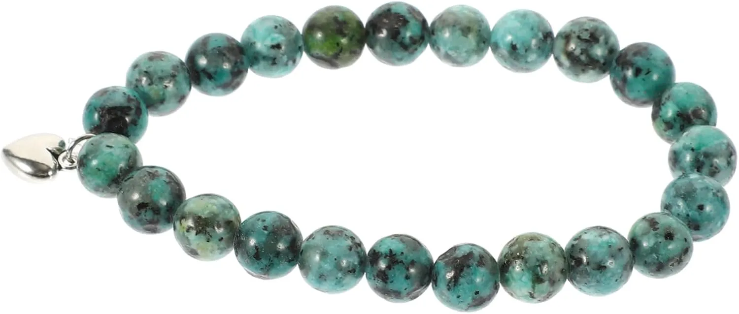 PartyKindom Natural Stone Beads Bracelet for Women Elegant Decorative Wrist Charm Delicate Handmade Jewelry for Party