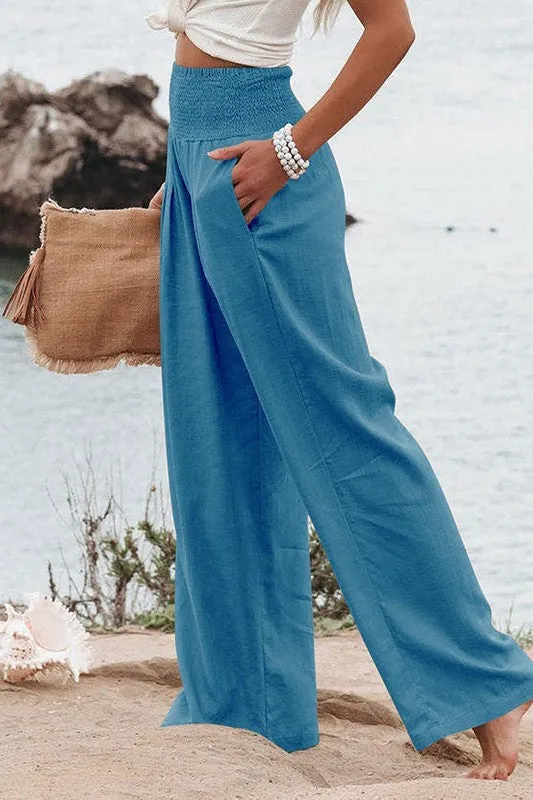 Pina Colada Time Pants Blue