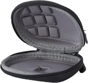 Professional EVA Mouse Storage Box Cover Bag for MX Anywhere 2S, Stylish Protective Mouse Case with Hand Strap, Ideal Mouse Case for Business Travelers, Black