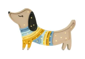 Puppy Lamp - Retro Brown