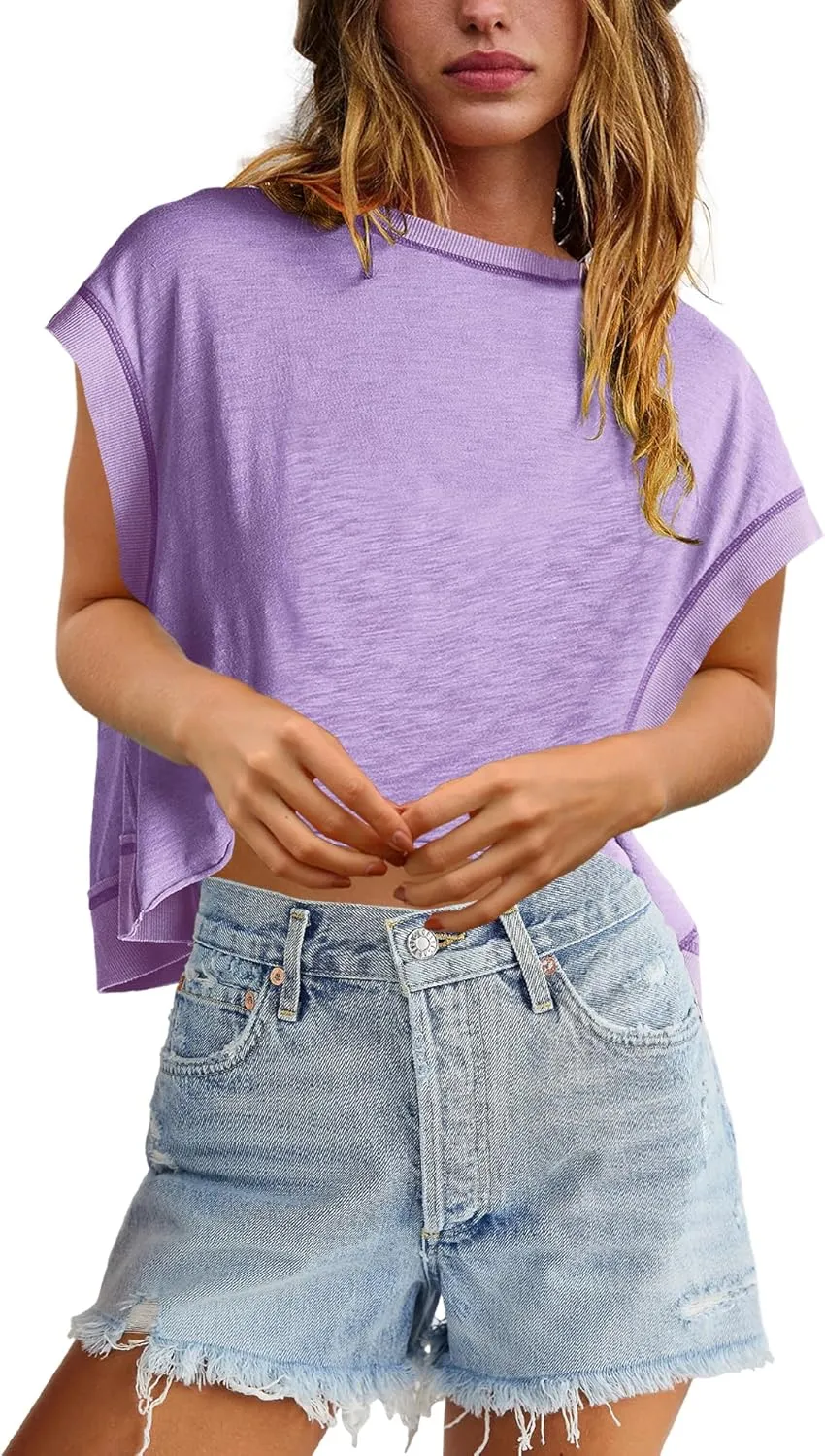ReachMe Womens Open Back Workout Tops Athletic Backless Cropped T-Shirts Short Sleeve Gym Yoga Shirts