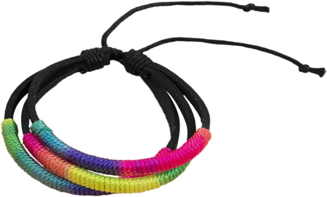 SAFIGLE Adjustable Three Layer Braided Bracelet for Women Delicate String Jewelry present Chic and Colorfast Friendship Accessory for Fashion Lovers and Special Occasions
