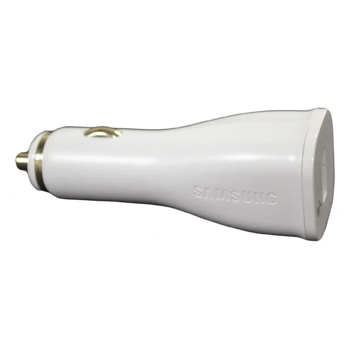 Samsung EP-LN915U OEM Adaptive Fast USB Car Charger Power Adapter in White