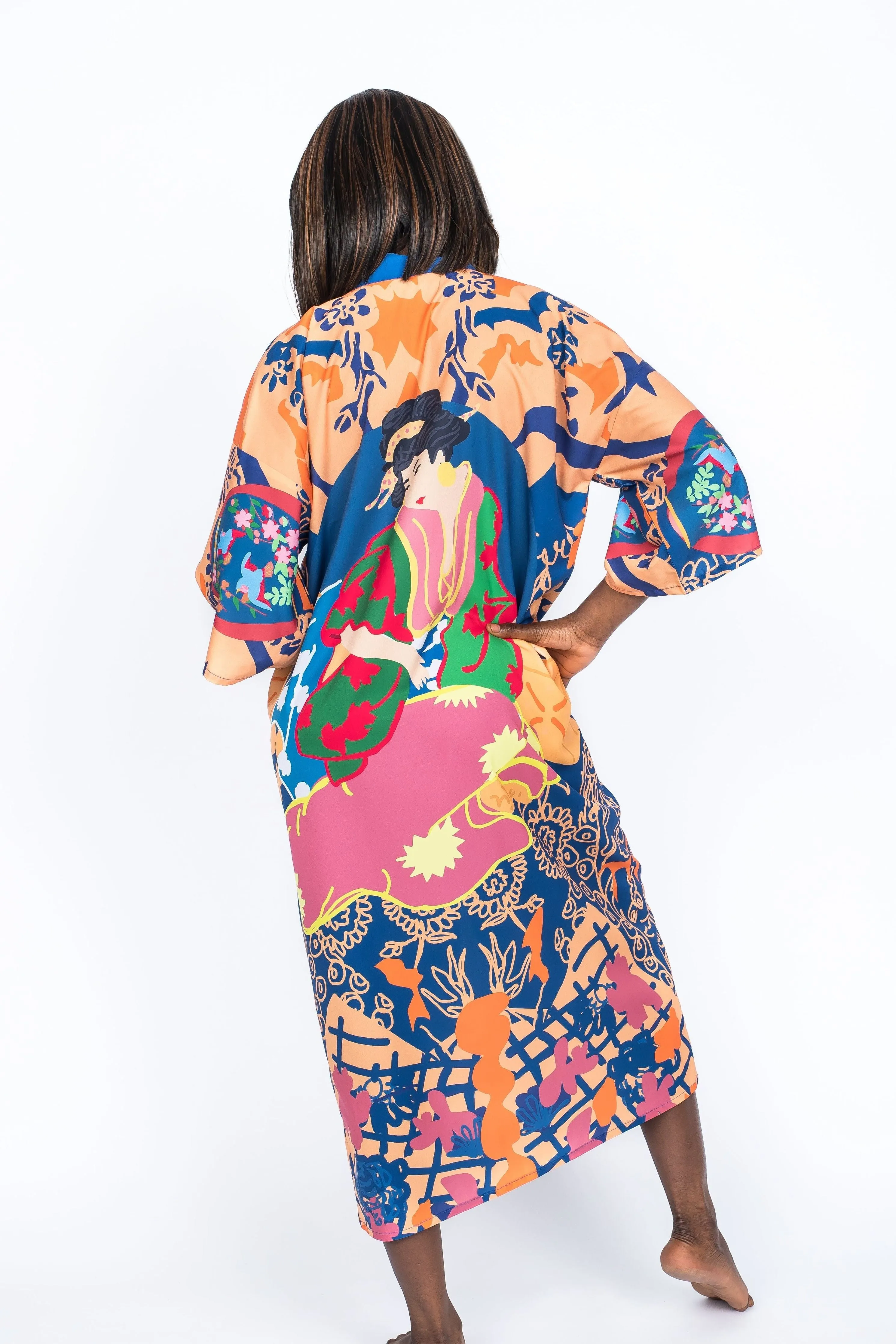 Silk Kimono Postales by Santiago Paredes
