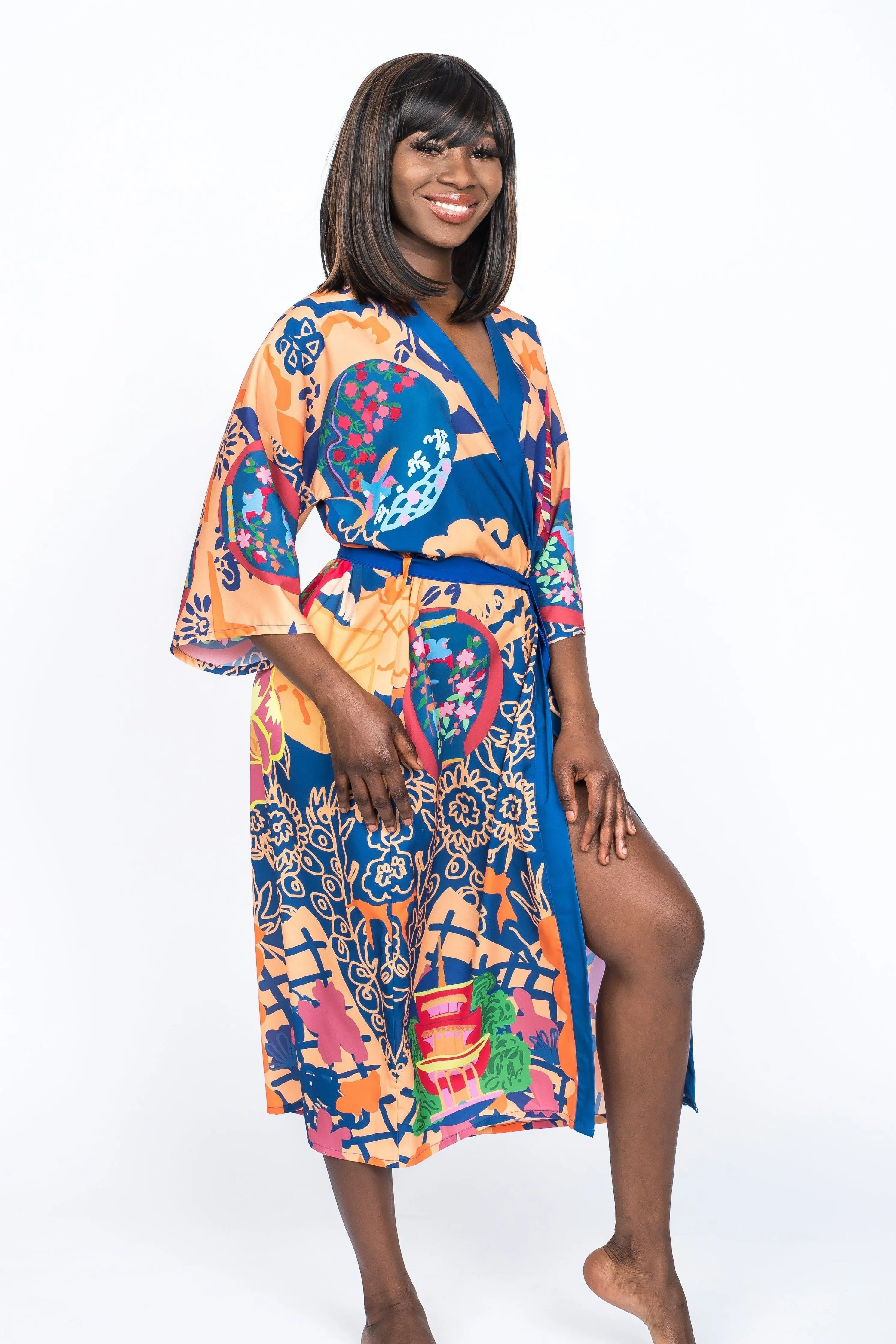 Silk Kimono Postales by Santiago Paredes