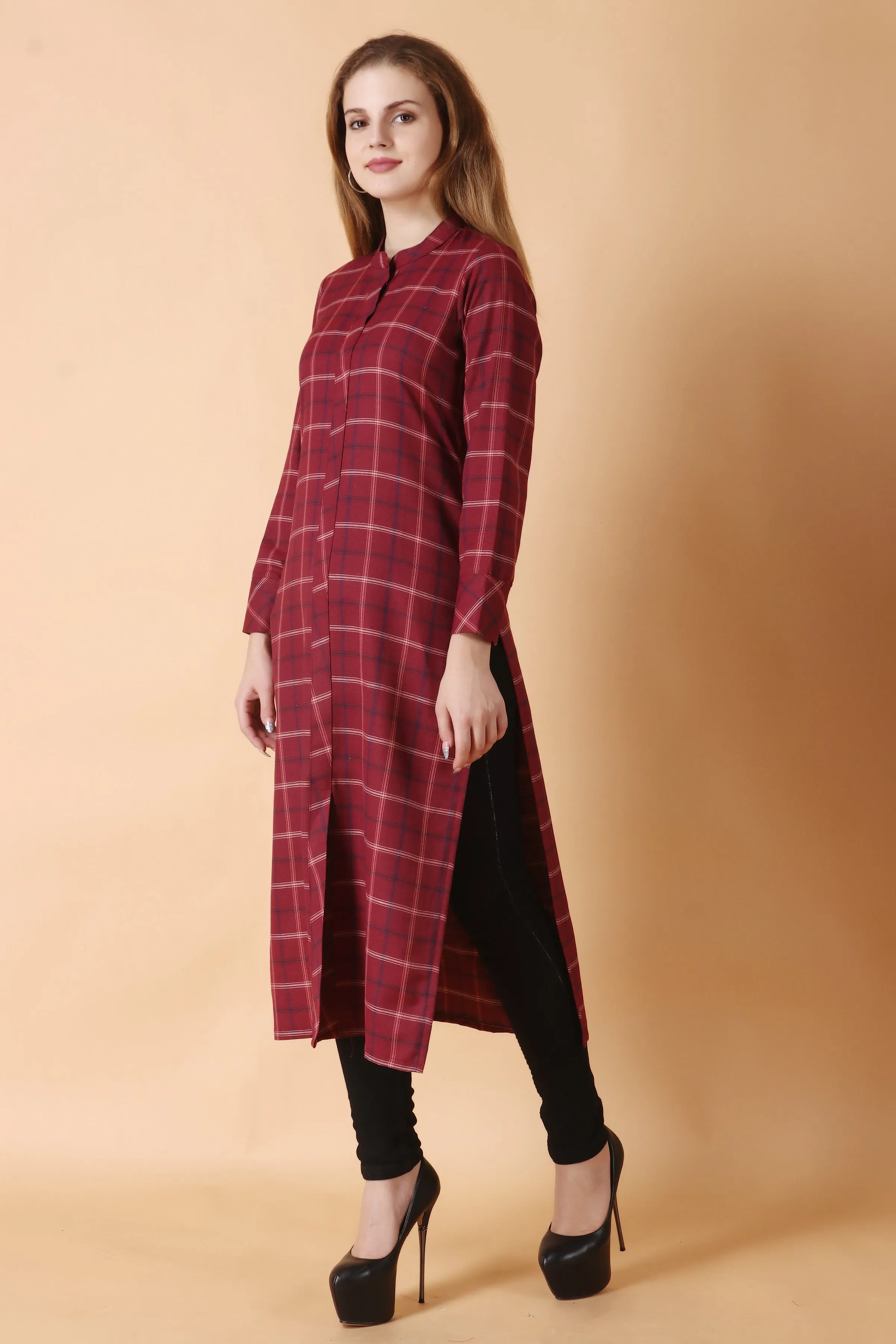 Snow Berry Woollen Kurta
