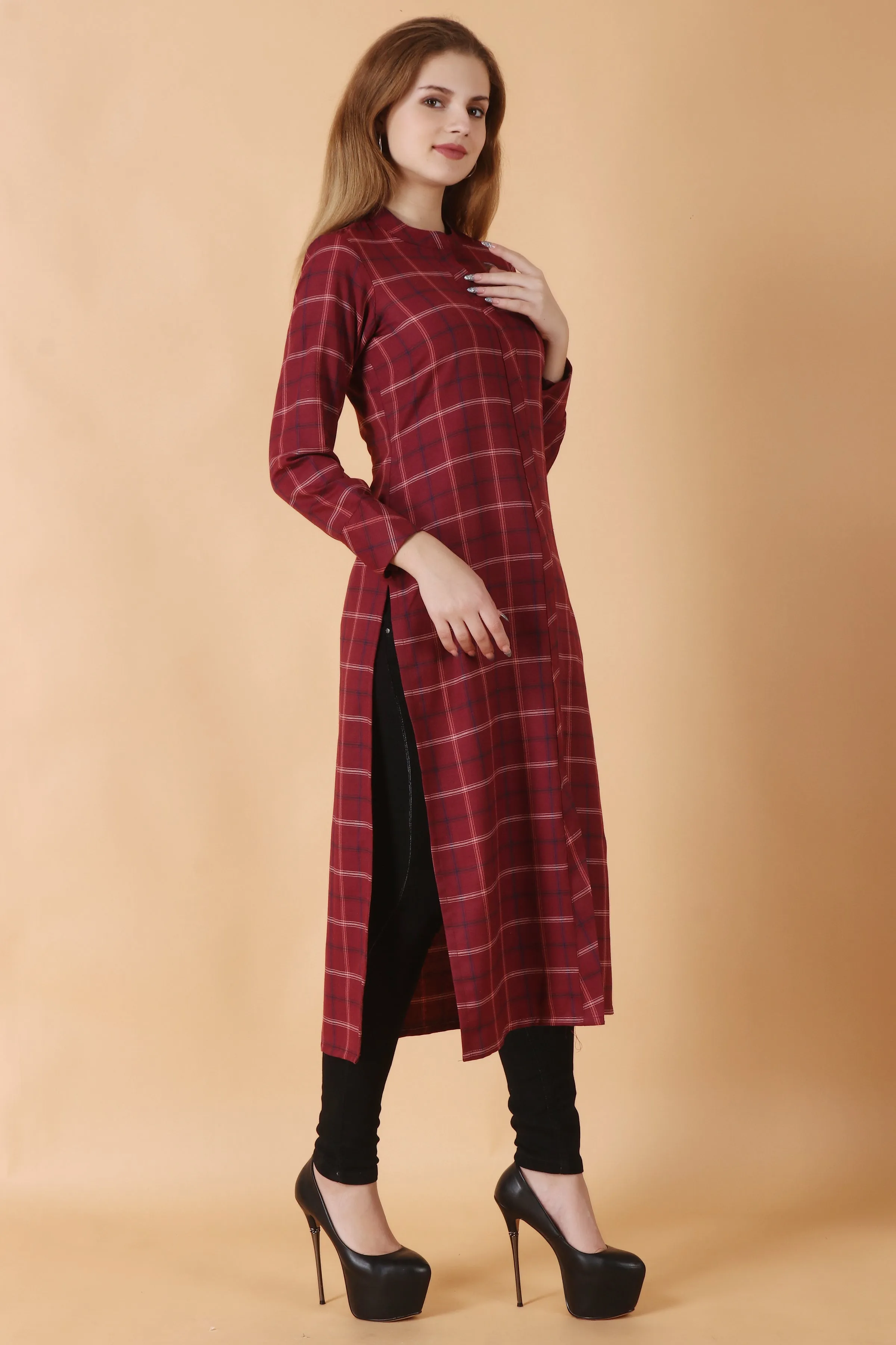 Snow Berry Woollen Kurta